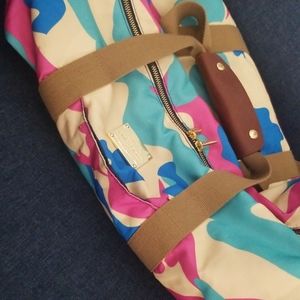 Pink+Dolphin Camo Duffle Bag